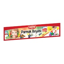 Lets Parmak Boyası 25 Ml 6 Lı L-5500 Çok Renkli