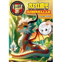 Anime Ejderhalar Boyama Kitabı- Doğan Çocuk
