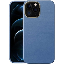 Apple Uyumlu iPhone 12 Pro Max Kılıf Zore Natura Suni Deri Kılıf