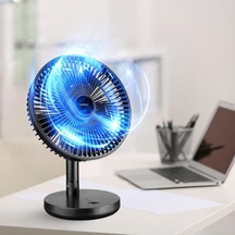 Efn-521 Masaüstü Şarj Edilebilir 3 Kademeli 2000 Mah Usb Fan Siyah Diğer