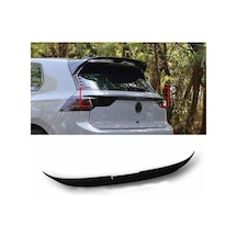 Vw Golf 8 Uyumlu Middle Boyalı Spoiler Pianoblack 2020 Sonrası