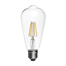 Led Rustik Ampul St64 4w 2700k Gün Işığı Noas Yl92-0131 Tekli Sarı Işık E27 Rustik Ampul 4 Watt Yok