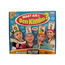 Ben Kimim Eğitici Tahmin Etme Ve Akıl Oyunu - Eğlenceli Aile Ve Çocuk Kutu Oyunu, 4 Baş Bandı Ve 49 Görsel Kartlı Set 3+ Yaş