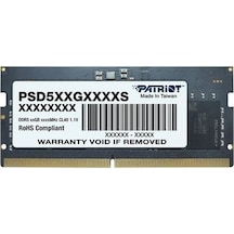 Patriot Signature Line 16gb 1x16gb Ddr5 5600mhz Cl46 Sodımm Gaming Ram Psd516g560081s