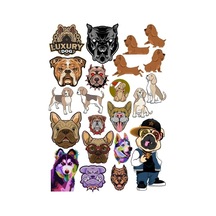 Köpek Sticker Set 11 25 Parça Telefon, Tablet, Defter, Laptop Sticker