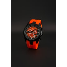 Sportif Model Silikon Erkek Kol Saati Turuncu - 796235128 Siyah