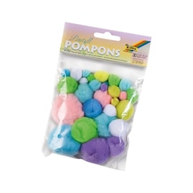 50397 Ponpon Set Pastel Renkli