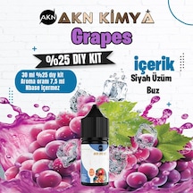 Grapes Yoğun Dıy Kit Siyah Üzüm Buz Gıda Aroması %25 Oranda Aroma İçerir Hazır Değildir 30 Ml