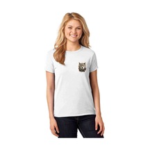 Watercolor Owl 2 Kadın Beyaz Tshirt
