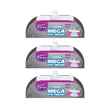 Mega Oto Fırçası Yedek Sapsız Üçlü Paket