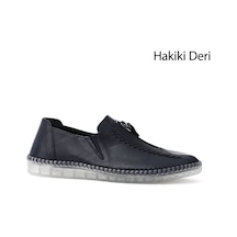Gönderi(R) Gönderi R Lacivert Hakiki Deri Comfort Ayakkabı Lacivert