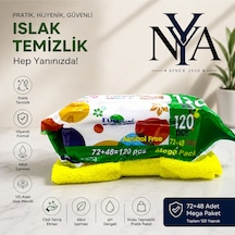 120'li Islak Mendil + Mikrofiber Bez Temizlik Seti Diğer