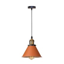 Rsylight Retro Dekoratif Tekli Bakır Rustik Metal Sarkıt Avize 17 Cm Beyaz