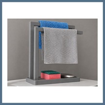 Buradabulabilirsin 3d Baskı Havluluk Ve Sabunluk Organizer - Lavabo Üstü Çok Amaçlı Düzenleyici-gri Bbz