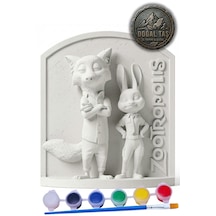 Zootropolis 15 Cm Taş Biblo Çocuk Boyama Etkinliği