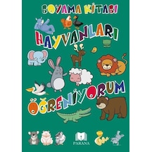 Hayvanları Öğreniyorum-Boyama Kitabı - Emine Yıldızgil - Parana