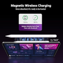 İpad İçin Kalem Manyetik Kablosuz Şarj 2. Nesil Eğim Hassasiyeti Palm Reddetme Güç Ekranlı Kalem İpad Pro 11 İnç 4/3/2/1, İpad Pro 12,9 İnç 6/5/4/3, İpad Air 4/5, İpad Mini İçin