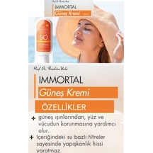 Fitoderman İmmortal Koyu Leke Karşıtı SPF 50 Yüz Güneş Kremi 100m