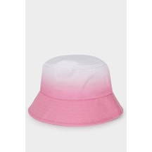 DeFacto Kız Çocuk Degrade Baskılı Jean Bucket Şapka D8410A825SMWT1