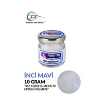 Sedefli Metalik Toz Pigment Boya / Inci Mavi / Epoksi Için