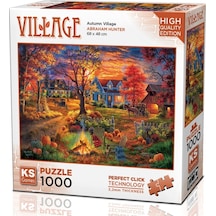 Ks Games 1000 Parça Sonbahar Köyü Puzzle