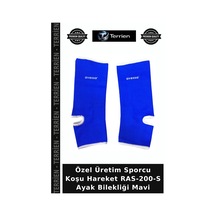 Özel Üretim Sporcu Koşu Hareket Ras-200-s Ayak Bilekliği Mavi