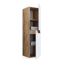 Teta Home Napoli Mdf Banyo Boy Dolabı Atlantik Çam-beyaz Atlantik Çam - Beyaz