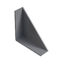 Cateksss 55x55 Mm Köşe Takozu Ral7035 - 2 Li Paket Gri