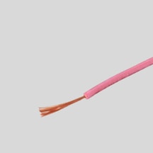 Han Nyaf-0.34-pm ,pembe 0.34mm² 1-damar/çok Telli 1-mt Nyaf Kablo