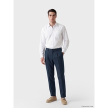 Lcw Busıness Lacivert Slim Fit Pamuklu Erkek Kumaş Pantolon