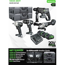 Voltz Vz20-4kıt Akülü Dörtlü Set