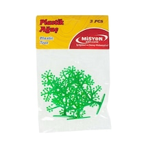 Misyon Plastik Ağaç 3 Lü Ağaç-001 Çok Renkli