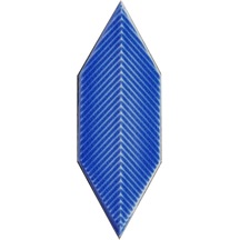 Armada Çini 05x15 Cm Çizgili Yaprak Desen Kobalt Çini Seramik
