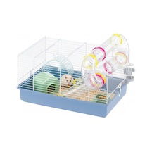 Ferplast Hamster Kafesi, Paula Kemirgen Kafesi, Küçük Hayvan Kafesi, Hamster Aksesuarı Dahil, 46 X 30 X Y 25 Cm