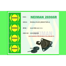 Bagaj - 856 - Kılıdı Anahtarlı Duster 4x2 - Kmrsfres - 12 - Çok Renkli