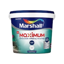 Marshall Maximum Mat Bw Baz Su Bazlı Silikonlu Silinebilir İç Cephe Boyası 15 L Diğer