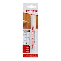 1.5-2 Mm Yuvarlak Uçlu Saf Beyaz Mobilya Kalemi, Çizik Giderici Abanoz - Beyaz