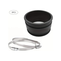 Lumaworld 3 Adet Plastik Toz Toplama Hortumu Paslanmaz Kelepçeli Bağlantı Adaptörü