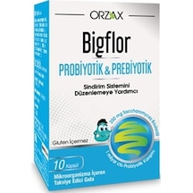 Orzax Bigflor Probiotik & Prebiyotik 10 Kapsül