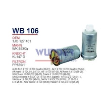 Wunder Wb106 Mazot Filtresi - Volkswagen Lt 35 - Golf Iv - Bora T 540120612