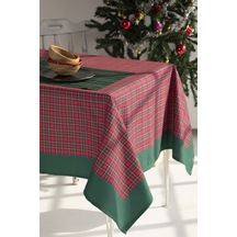 Ay Home Kırmızı Pötikareli Masa Örtüsü