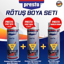 Boya Kodunuza Özel Presto Sedef Boya Rötuş Sprey Seti