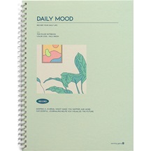 Morning Glory 4500 Çizgili Defter 26x19 Cm Açık Yeşil 11131-88965