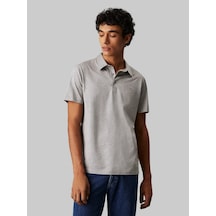 Calvin Klein Lıquıd Jersey Melang Gri Erkek Tişört