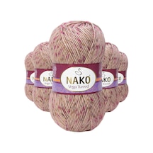 5 Adet Vega Tweed Premium Akrilik El Örgü İpi Yünü No: 31758 RYL-NWNKVT31758-5