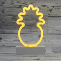 Pıneapple Led Light Neon Led Işıklı Ananas Pilli Led Işık Gün Işığı Led Işık Kır Düğünü Dekorları Sarı