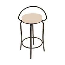 Bar Taburesi Arkalıklı Esb - Krem Çok Renkli