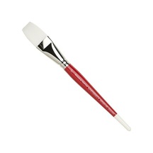 & Newton University Serie 680 Fırça Kısa Saplı, Sentetik, Beyaz, Kırmızı, 1 İnç
