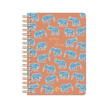 Le Color Utopia Spiralli Defter Düz Fil 17x24 Cm Açık Gri