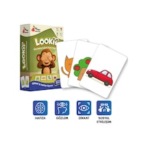Playever Lookii, Görsel Hafıza Ve Dikkat Geliştirme Kart Oyunu 4-7 Yaş